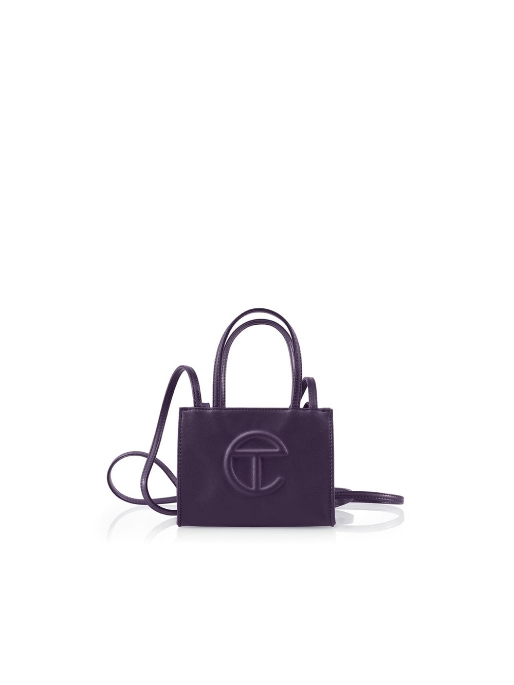 Telfar Small Shopping Bag - Eggplant Crossbody
